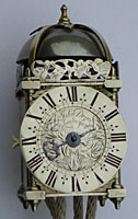 Full view of the clock by John Drew