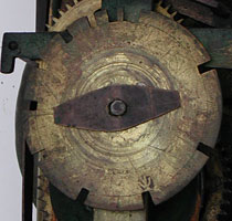 Countwheel showing the matchstick man casting mark