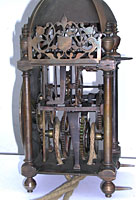 lantern clock from the right
