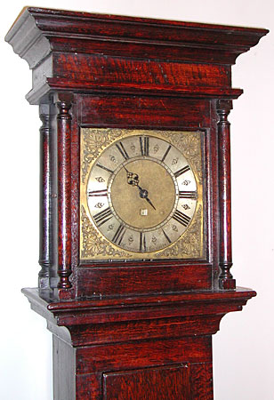 Single-handed thirty-hour longcase clock made in the 1760s by William Munford of Helmsley, Yorkshire