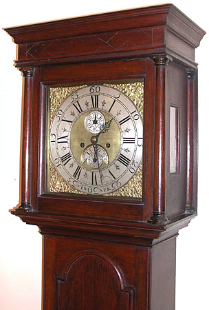 eight-day clock by William Barnard of Newark, Nottinghamshire, made in the 1730s