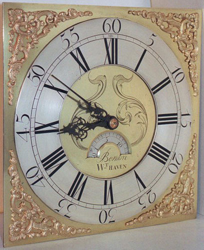 Thirty-hour clock c.1760 by John Benson of Whitehaven