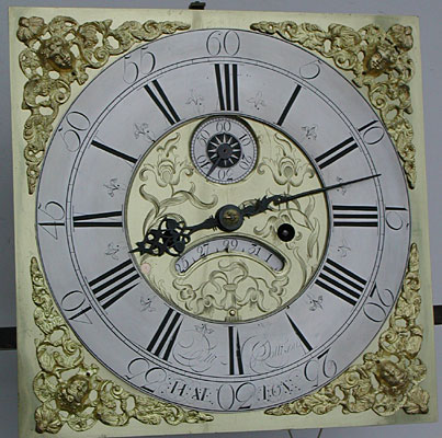 Eight-day longcase clock c.1760 by Dollif Rollisson Junior of Halton