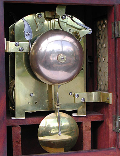 bracket clock made about 1830-40 by Thomas Snow of Knaresborough, Yorkshire