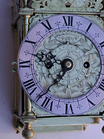 Unsigned London lantern clock of the Civil War period